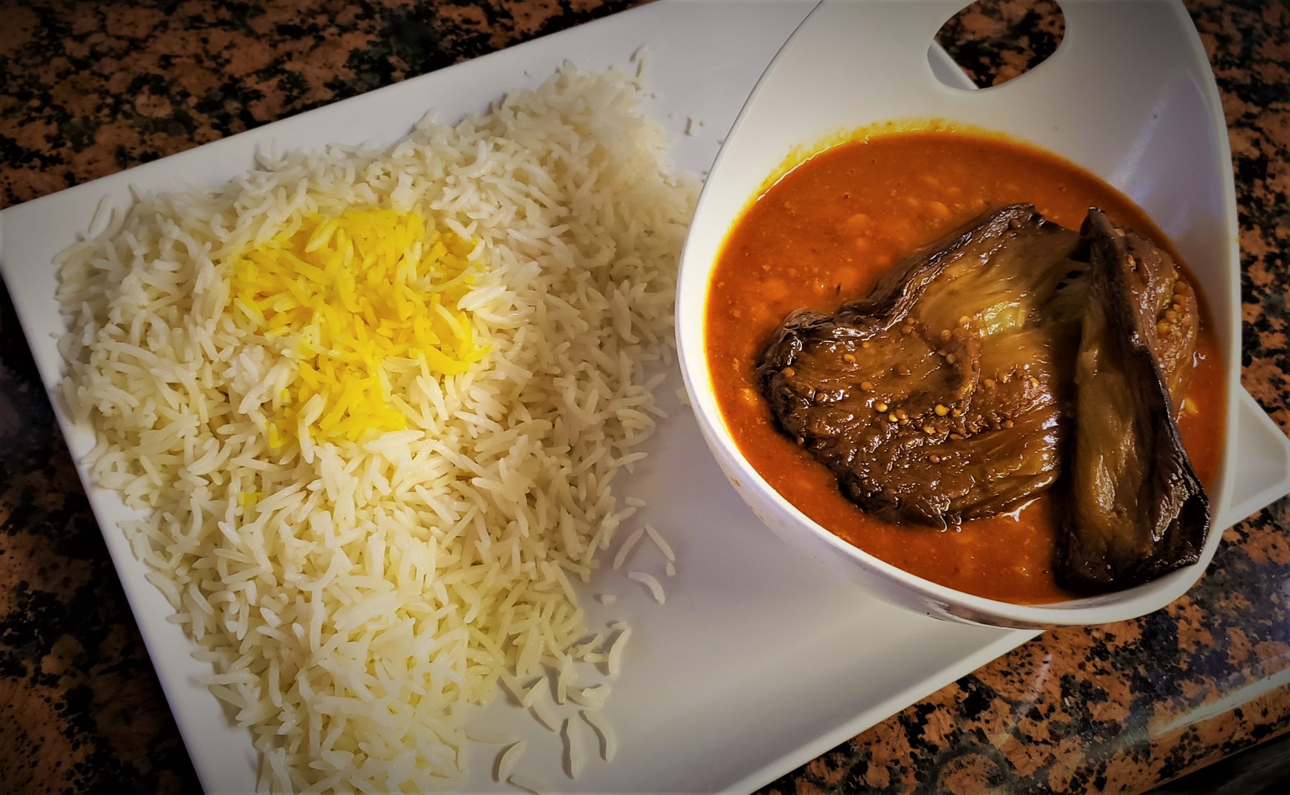 Eggplant Gheymeh Stew